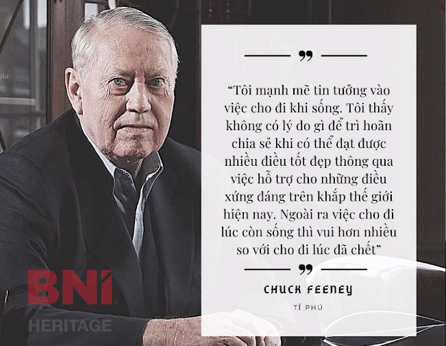 Cho là nhận, Chuck Feeney